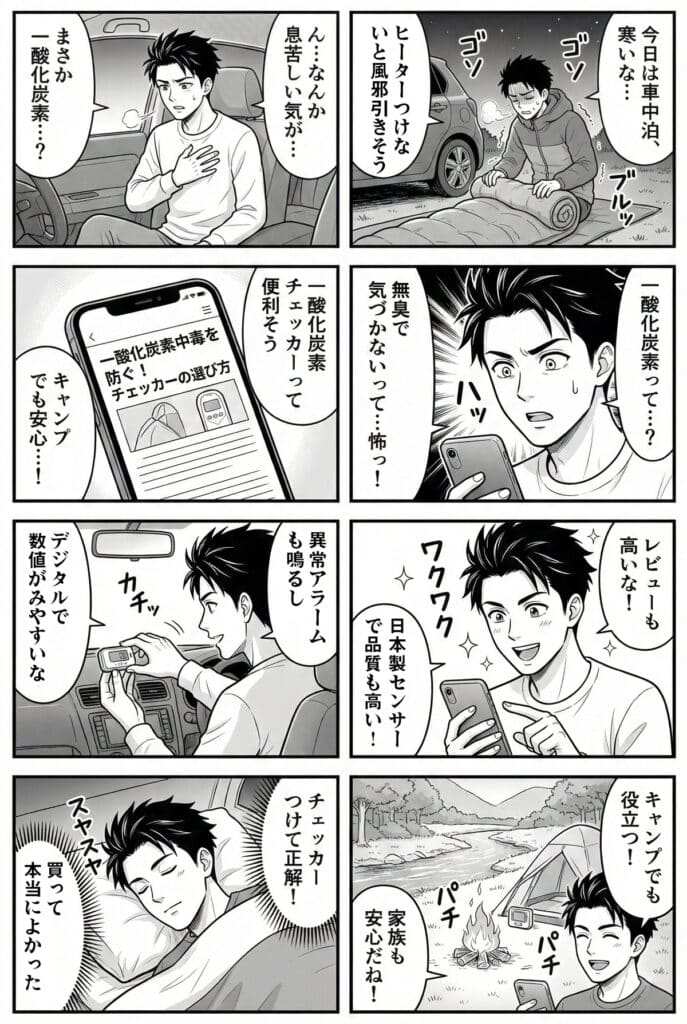 一酸化炭素のおすすめや重要性をあらわした漫画